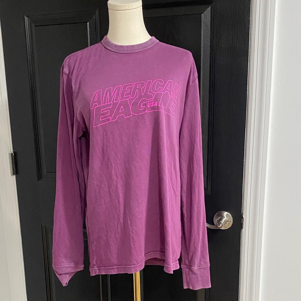 American Eagle Rich Purple Crewneck